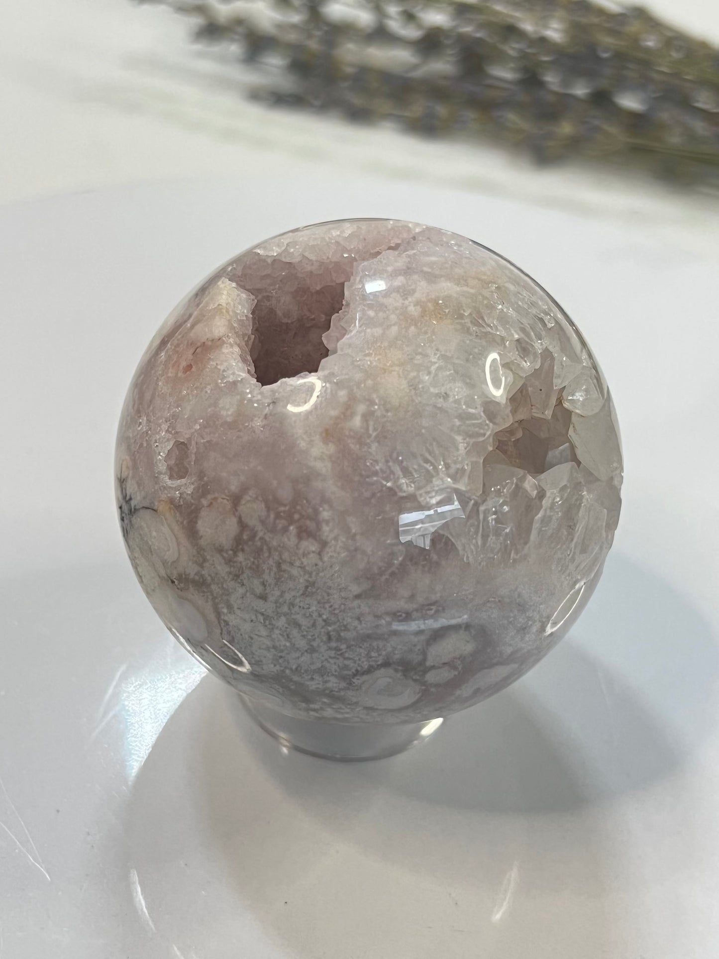 Pink Amethyst Sphere