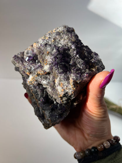 Raw Purple Fluorite