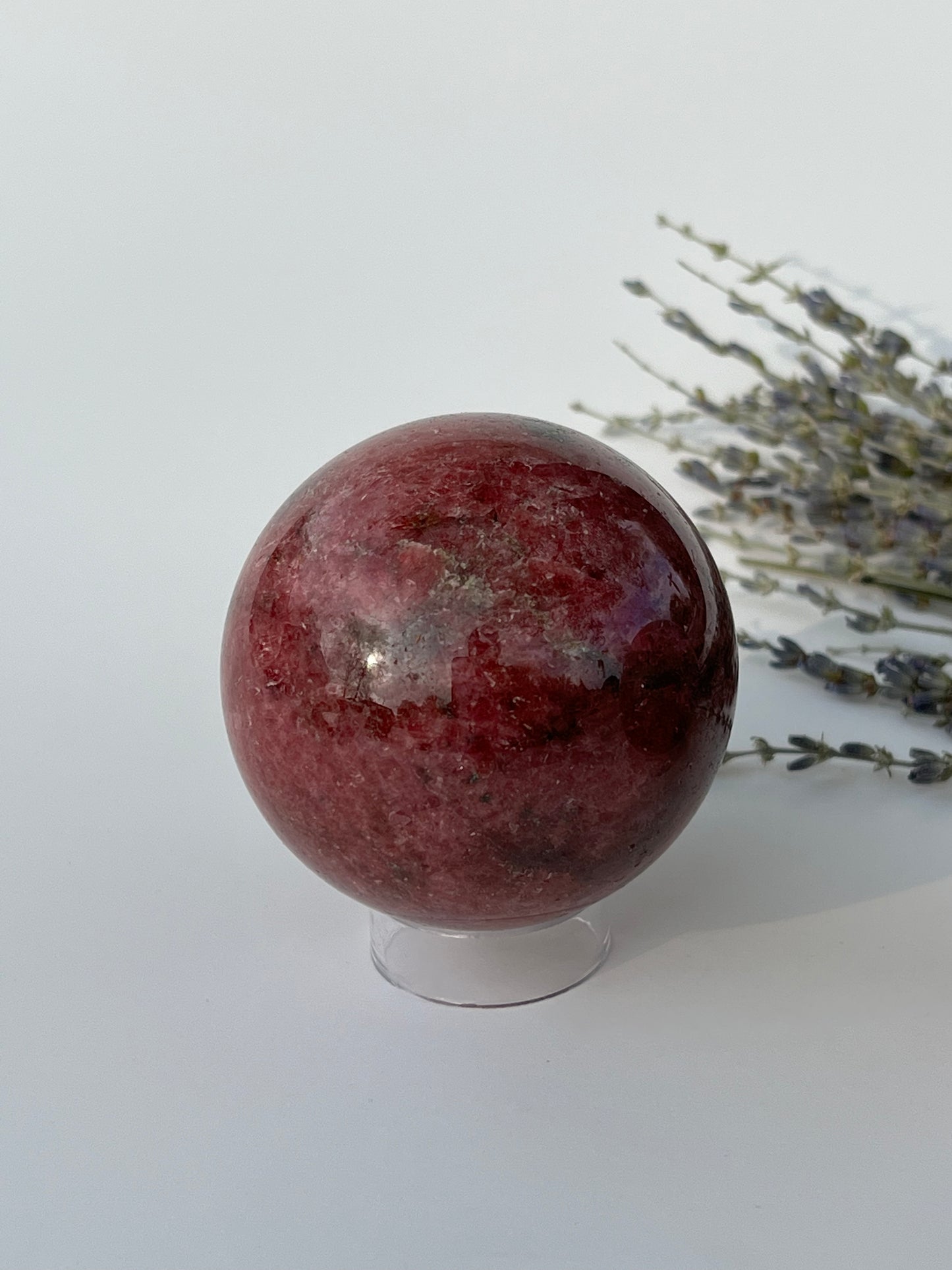 Rhodonite Sphere