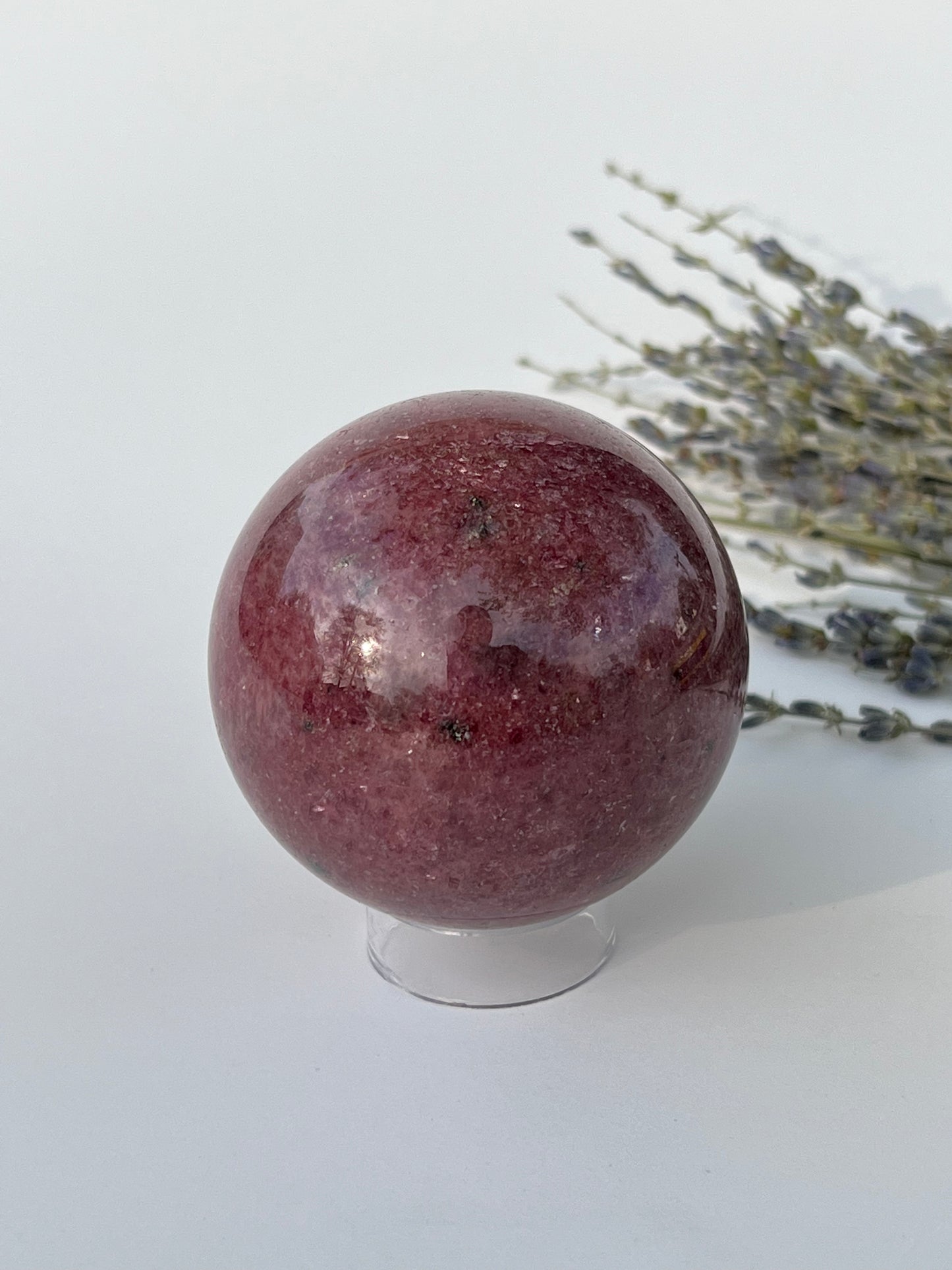 Rhodonite Sphere