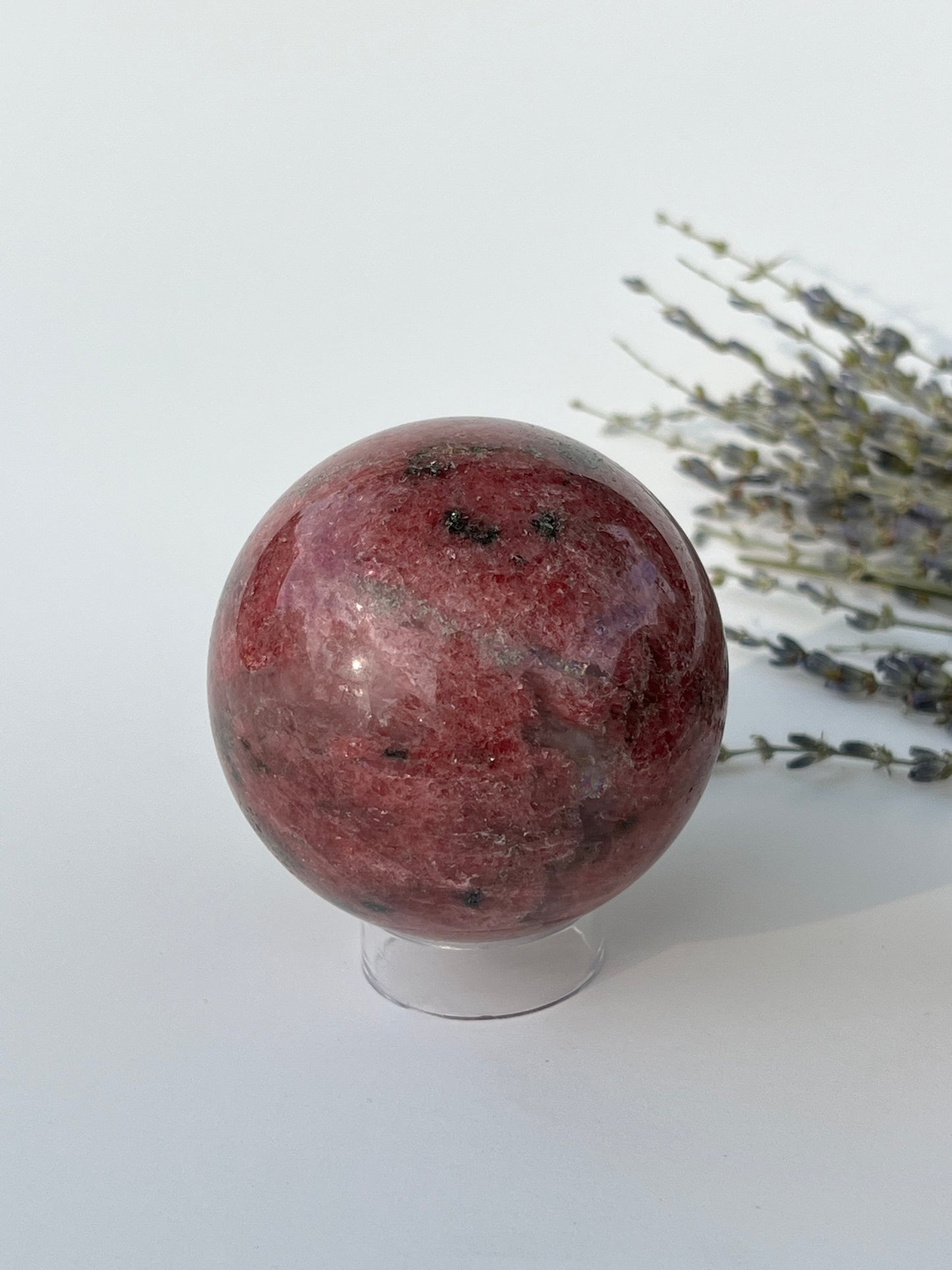 Rhodonite Sphere