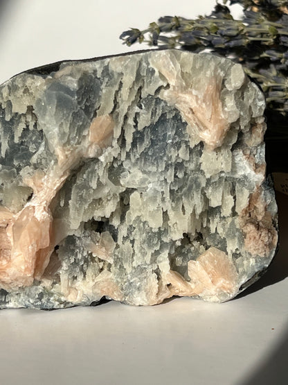 Apophyllite with Stilbite