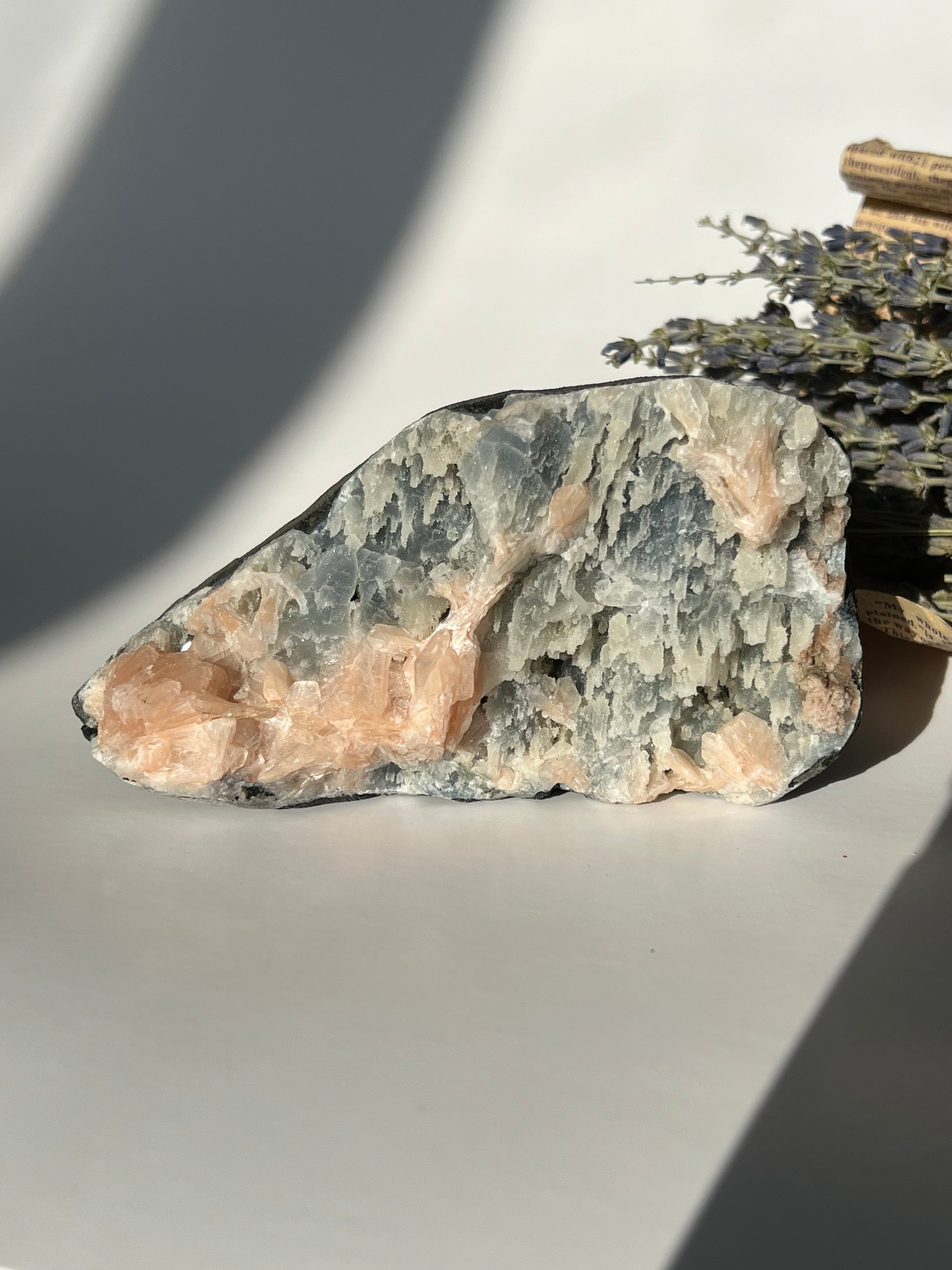 apophyllite with stilbite