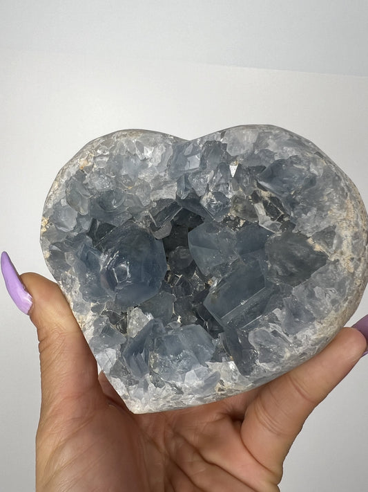 Celestite Heart