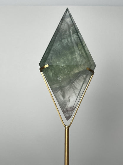 Green Fluorite Diamonds