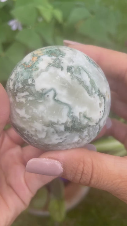 Moss Agate Sphere