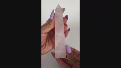 Rose Quartz Obelisks