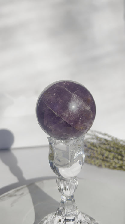 Purple Fluorite Sphere