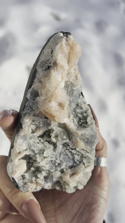 Apophyllite with Stilbite