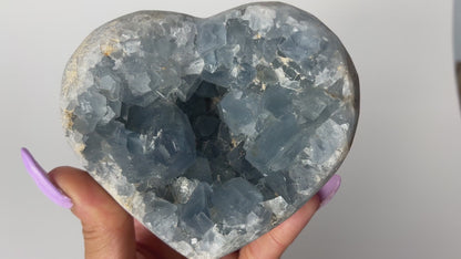 Celestite Heart