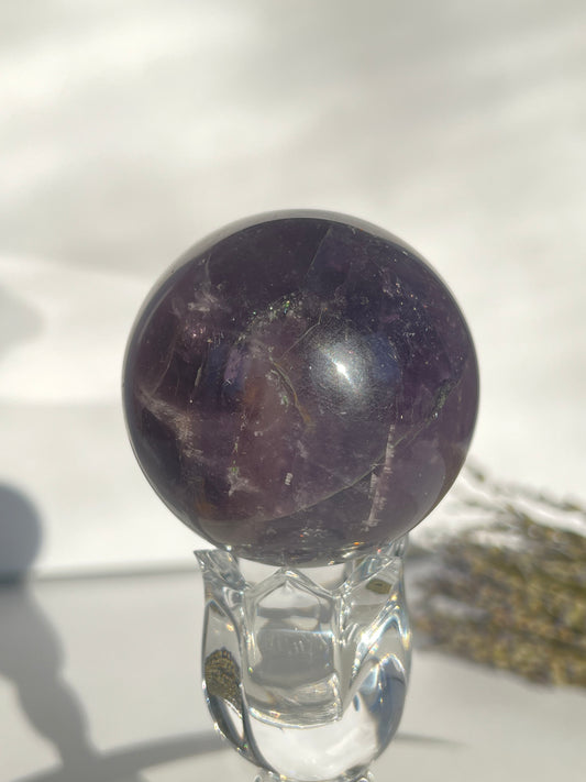 Purple Fluorite Sphere