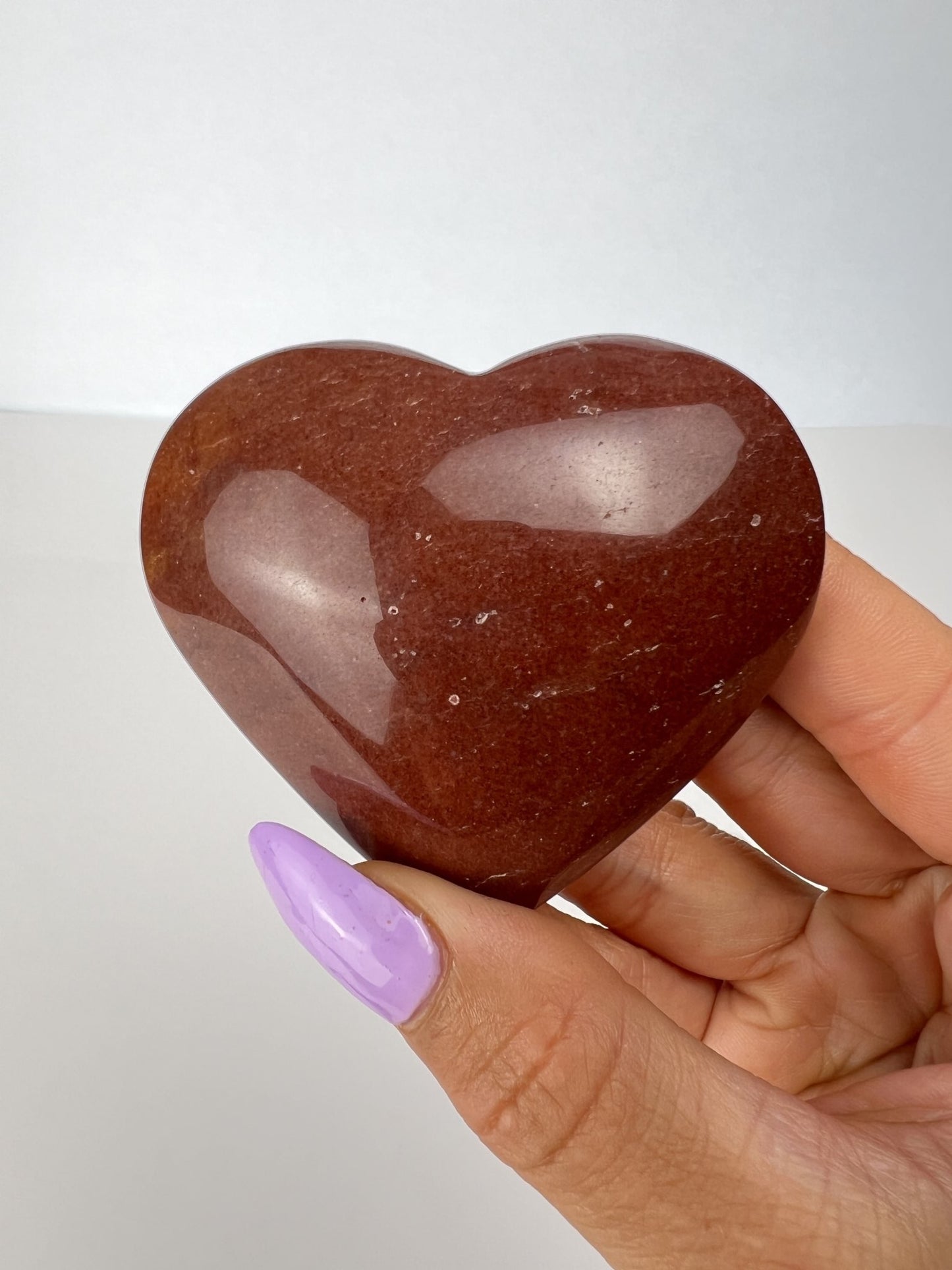 Red Jasper Heart