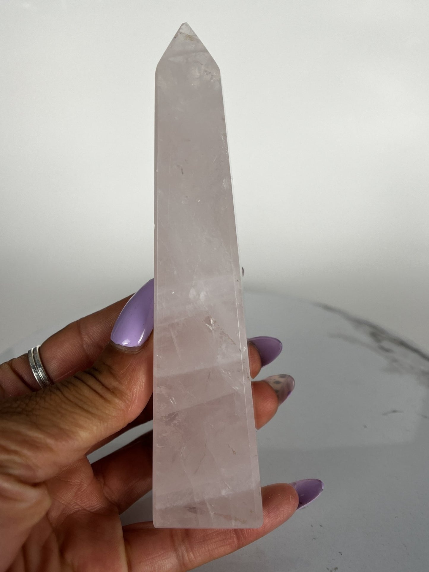 Rose Quartz Obelisks