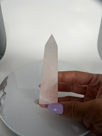 Rose Quartz Obelisks